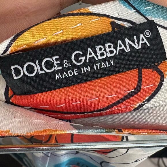 Dolce & Gabbana Watercolor Floral Silk Skirt - Picture 6 of 7